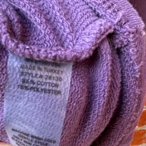 Hugs Soft Surroundings Womens Large Purple Tunic Sweater Zip Pockets - Picture 6 of 9